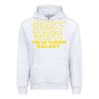 White BEST WIFE IN THE GALAXY Urban Hoodie - Bettercallsaul