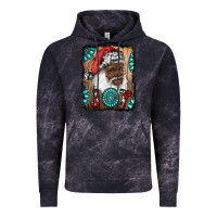 African American Santa Joy Vintage Hoodie | Teevron