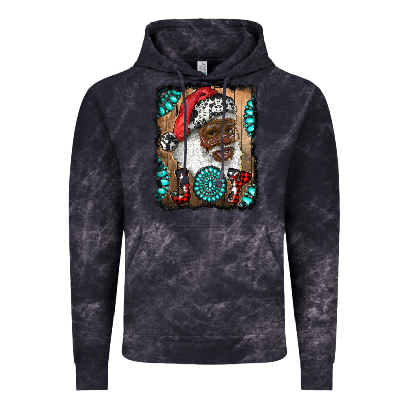 African American Santa Joy Vintage Hoodie by RanaPortraitStore | Teevron