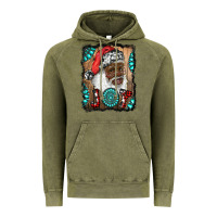 Vintage Olive african american santa joy Vintage Hoodie - RanaPortraitStore
