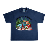 Navy hanging with my gnomies Urban Heavy Tee - FaDigitalArtStudio