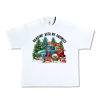 White hanging with my gnomies Urban Heavy Tee - FaDigitalArtStudio