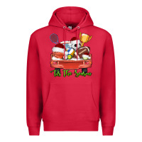 Cardinal tis the season sports truck christmas Premium Hoodie - AdoDesignShop