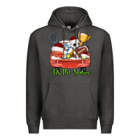 Charcoal Heather tis the season sports truck christmas Premium Hoodie - AdoDesignShop