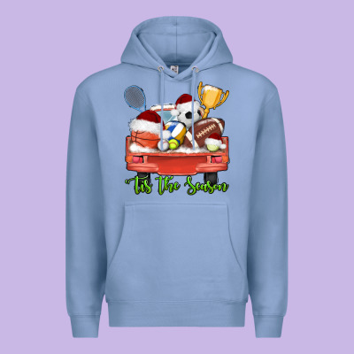 Tis The Season Sports Truck Christmas Premium Hoodie Designed By Adodesignshop