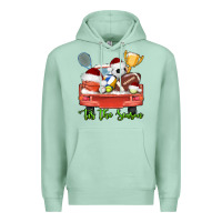 Seafoam tis the season sports truck christmas Premium Hoodie - AdoDesignShop