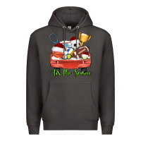 Smoke tis the season sports truck christmas Premium Hoodie - AdoDesignShop