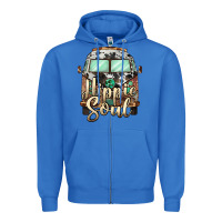 True Royal hippie soul caravan Zipper Hoodie - BarkalooDesign