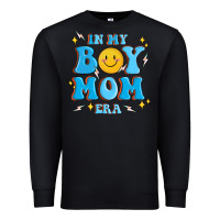 Black in my boy mom era Premium Sweatshirt - MaliasSmallBusiness