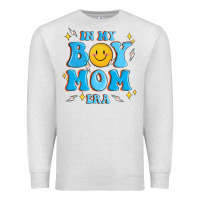 Oatmeal Heather in my boy mom era Premium Sweatshirt - MaliasSmallBusiness