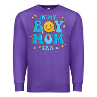 Purple in my boy mom era Premium Sweatshirt - MaliasSmallBusiness