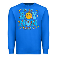 True Royal in my boy mom era Premium Sweatshirt - MaliasSmallBusiness