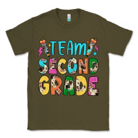 Army Green team second grade Classic Tee - JahusDesignShop