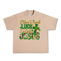 Burro i dont need luck ive got jesus st. patricks day Urban Heavy Tee - Neo Western