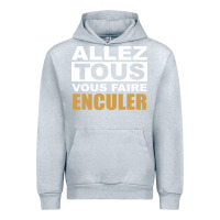 Heather Grey Allez Tous Vous Enculer Urban Hoodie - Bettercallsaul