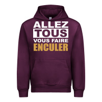 Mauve Wine Allez Tous Vous Enculer Urban Hoodie - Bettercallsaul