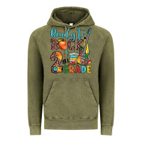 Vintage Olive ready to rock 2nd grade Vintage Hoodie - JahusDesignShop