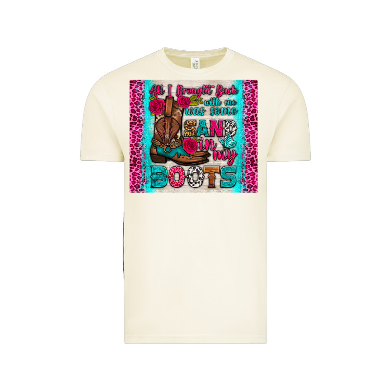 All I Brought Back With Me Was Some Sand In My Boots Tumbler Vintage Tee by HRA Design Shop | Teevron