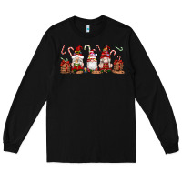 Black Christmas Gnomes Long Sleeve Tee - Artiststas