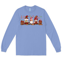 Colony Blue Christmas Gnomes Long Sleeve Tee - Artiststas
