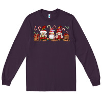 Plum Christmas Gnomes Long Sleeve Tee - Artiststas
