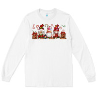White Christmas Gnomes Long Sleeve Tee - Artiststas