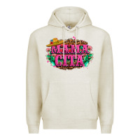 Oatmeal Heather vibrant fiesta typography Premium Hoodie - LillyAllenDesigns