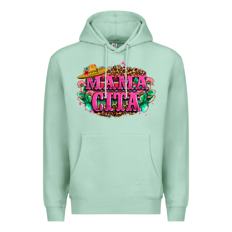 Vibrant Fiesta Typography Premium Hoodie by LillyAllenDesigns | Teevron