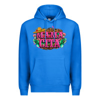 True Royal vibrant fiesta typography Premium Hoodie - LillyAllenDesigns