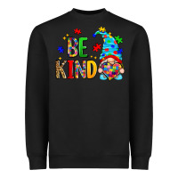 Black be kind autism gnome Heavyweight Sweatshirt - Zillion Design Studio