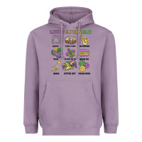 Lavender laissez les bons temps rouler Heavyweight Hoodie - MaliasSmallBusiness