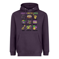 Plum laissez les bons temps rouler Heavyweight Hoodie - MaliasSmallBusiness