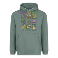Sage laissez les bons temps rouler Heavyweight Hoodie - MaliasSmallBusiness