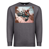 Charcoal Heather born to ride dirty bikes Premium Sweatshirt - MaliasSmallBusiness
