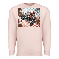Pale Pink born to ride dirty bikes Premium Sweatshirt - MaliasSmallBusiness