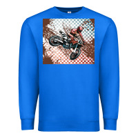 True Royal born to ride dirty bikes Premium Sweatshirt - MaliasSmallBusiness