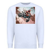 White born to ride dirty bikes Premium Sweatshirt - MaliasSmallBusiness