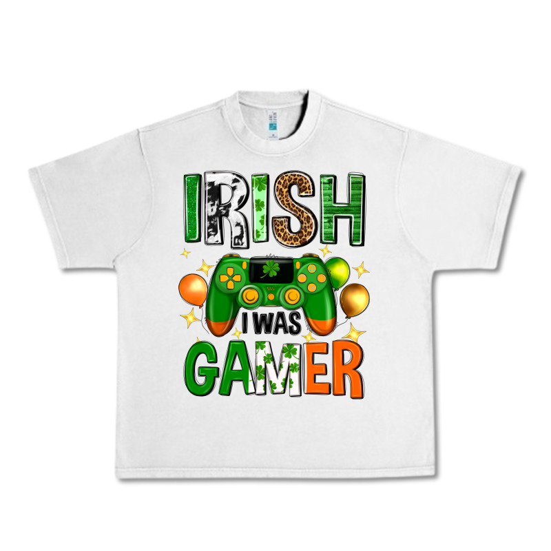 Irish I Was Gamer St. Patricks Day Urban Heavy Tee by Neo Western | Teevron