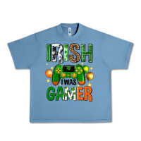 Pebble Blue irish i was gamer st. patricks day Urban Heavy Tee - Neo Western