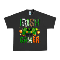 Pigment Black irish i was gamer st. patricks day Urban Heavy Tee - Neo Western