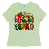 Matcha elf squad with elf hat and socks Ladies Tee - AdoDesignShop