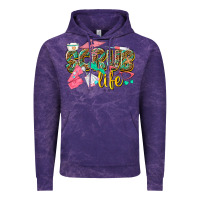 Cloud Purple scrub life Vintage Hoodie - texasbilliewilder