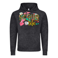 Vintage Black scrub life Vintage Hoodie - texasbilliewilder