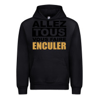 Black Allez Tous Vous Enculer Urban Hoodie - Bettercallsaul