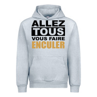 Heather Grey Allez Tous Vous Enculer Urban Hoodie - Bettercallsaul