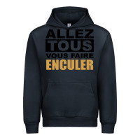 Navy Allez Tous Vous Enculer Urban Hoodie - Bettercallsaul