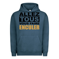 Pigment Midnight Navy Allez Tous Vous Enculer Urban Hoodie - Bettercallsaul