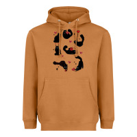 Meerkat valentine cat Heavyweight Hoodie - MaliasSmallBusiness
