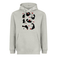 Moon Dust valentine cat Heavyweight Hoodie - MaliasSmallBusiness