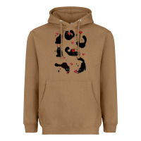 Toasted Coconut valentine cat Heavyweight Hoodie - MaliasSmallBusiness